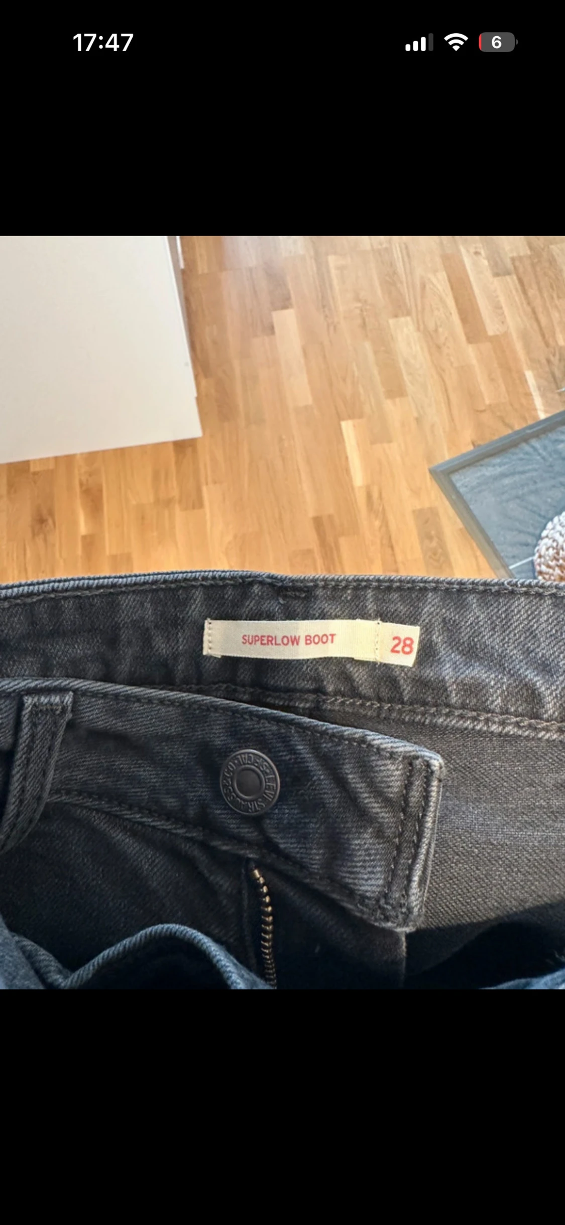 Levi's Superlow Bootcut jeans, svart - 3