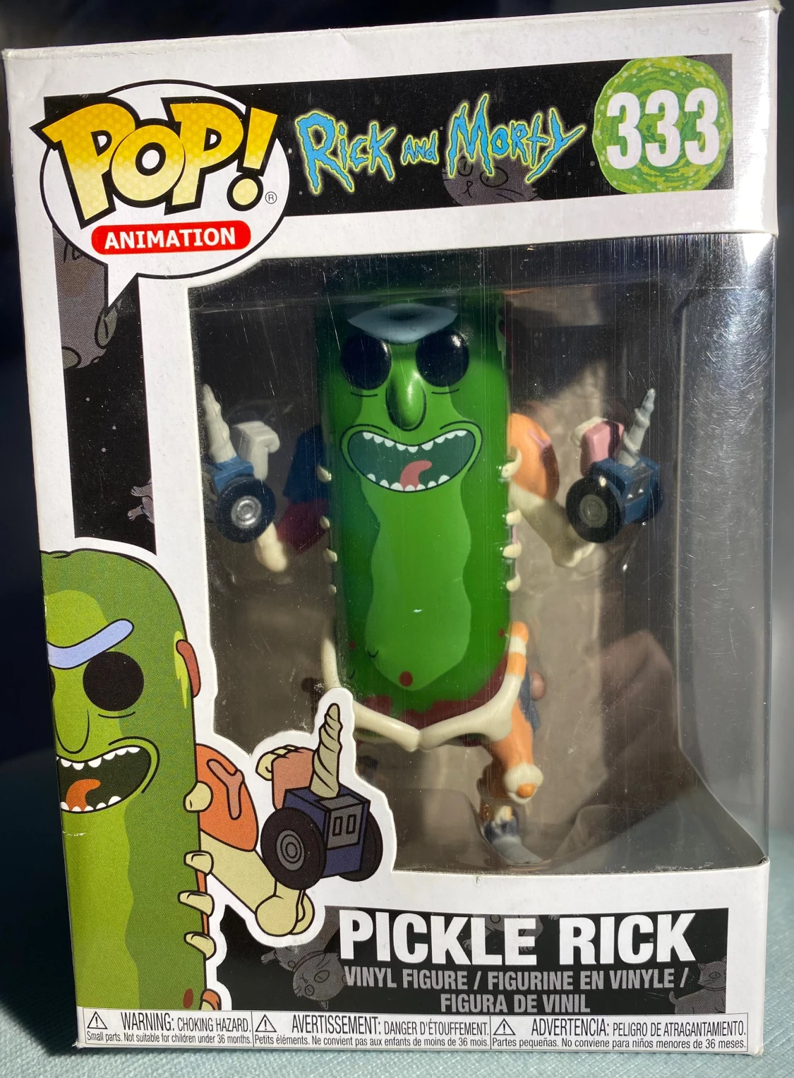 Funko Pop Animation Rick and Morty Pickle Rick figur - 1