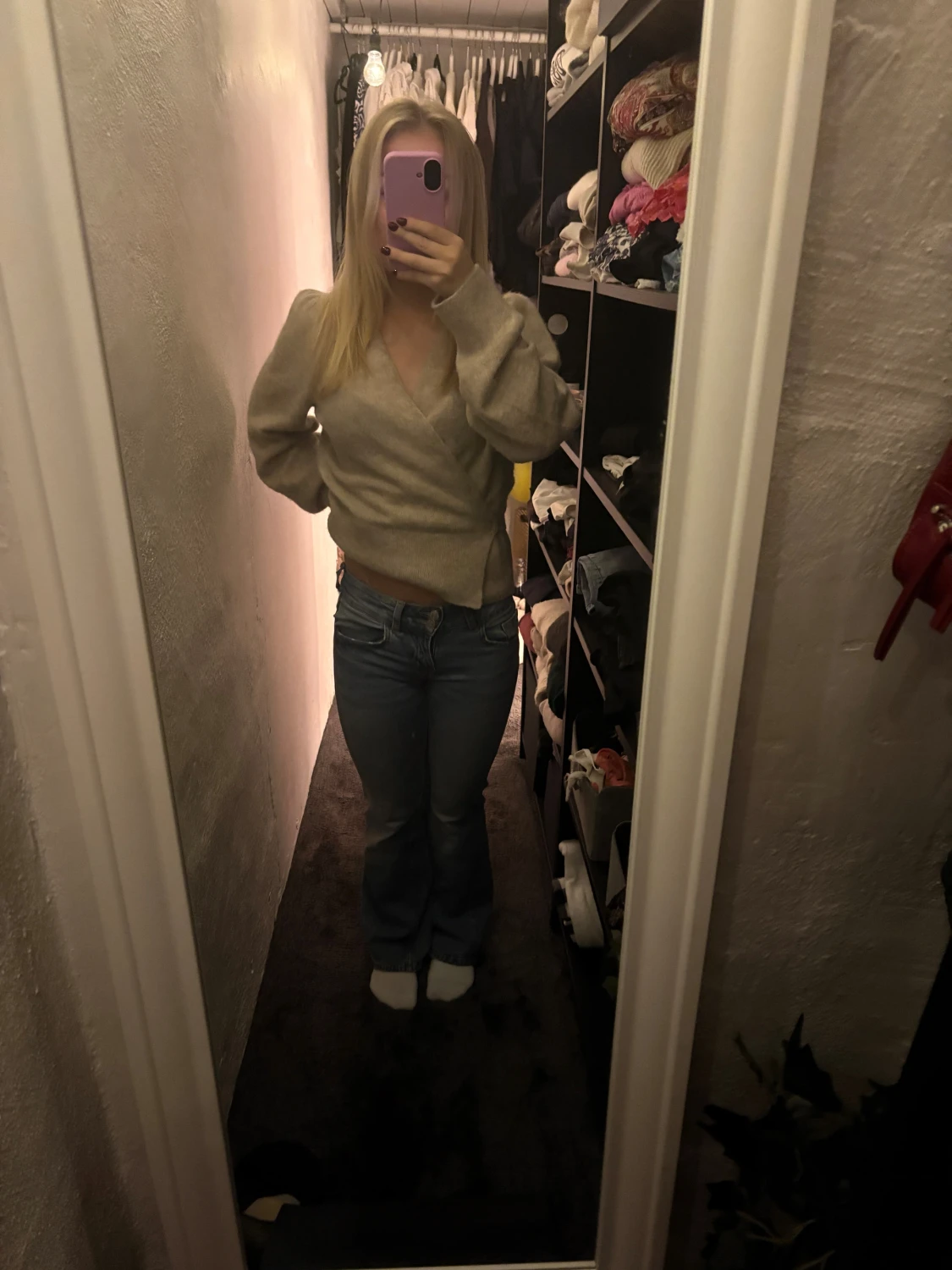 Lågmidjade bootcut jeans - 1