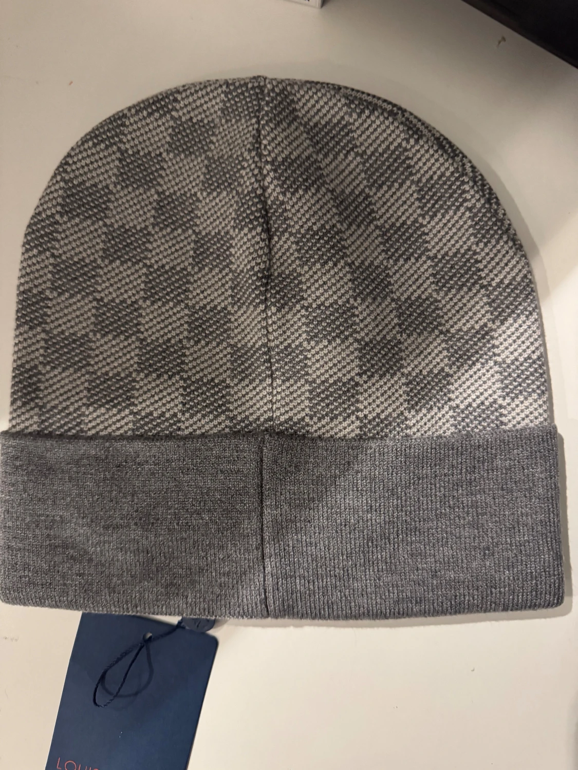 Grå rutig mössa från L-V - 3