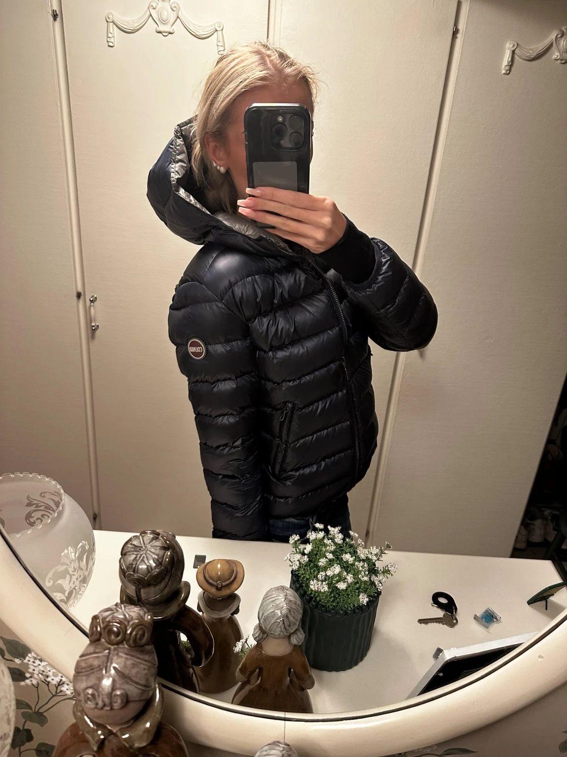 Mörkblå dunjacka från Colmar - 1