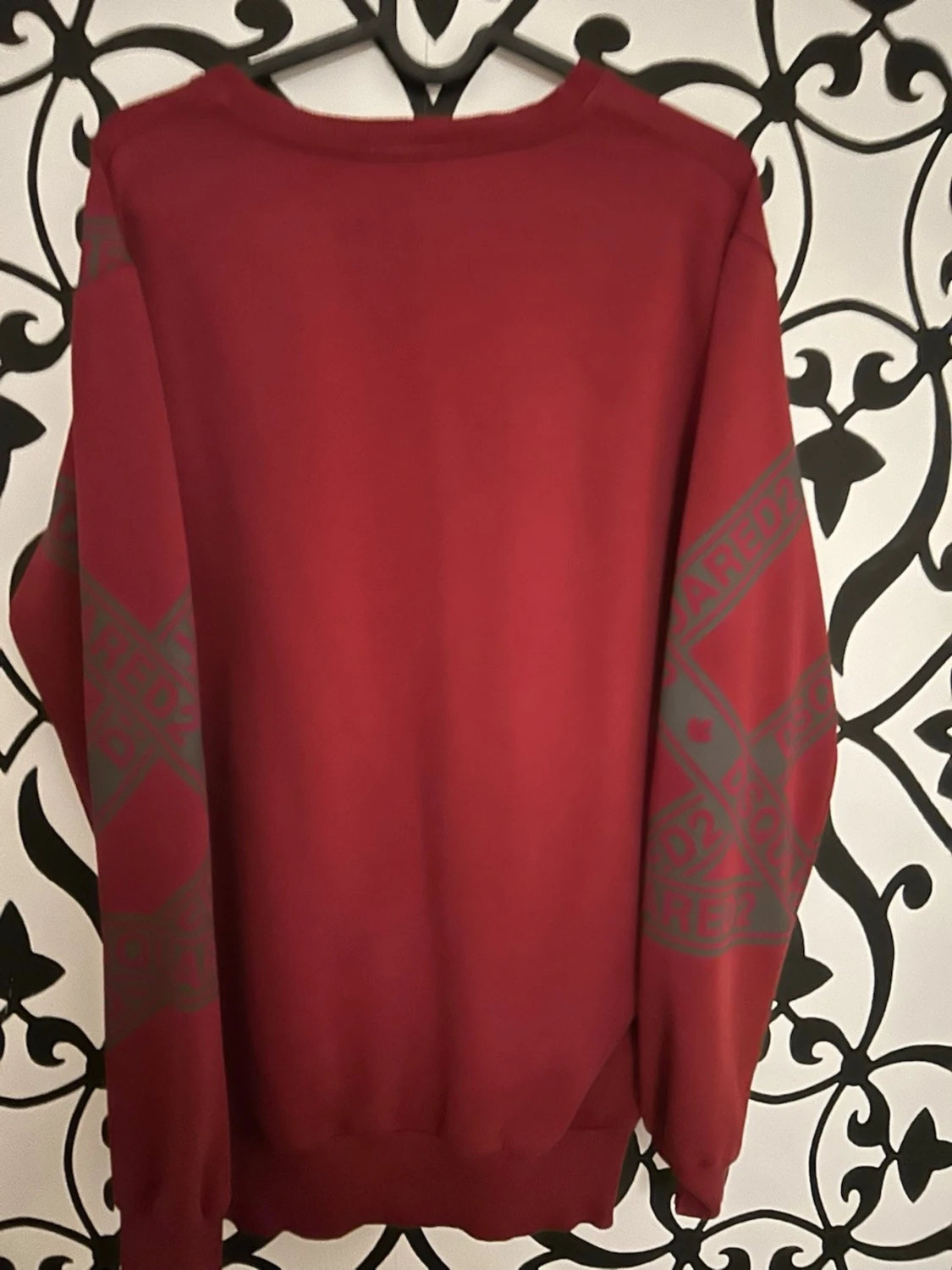 Vinröd sweatshirt från Dsquared2 - 1