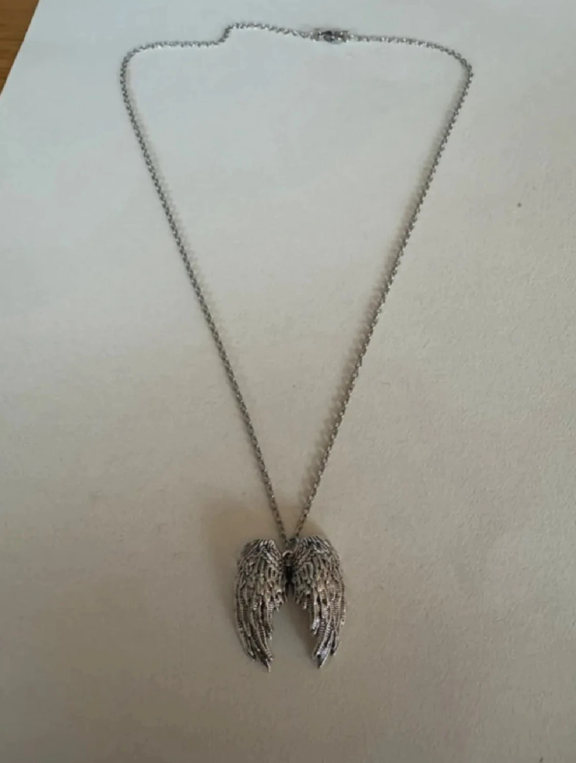 Silverhalsband änglavingar - 3