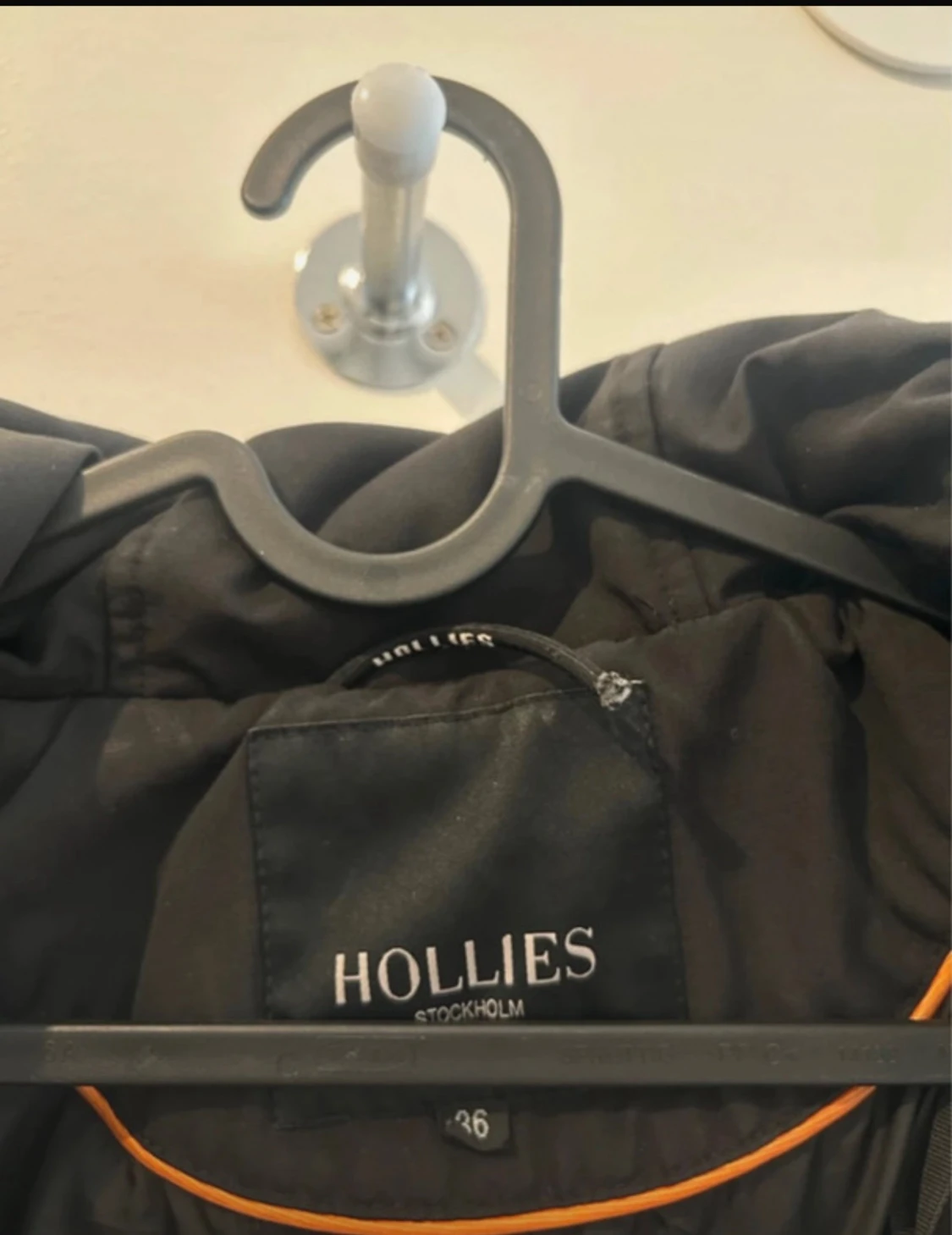 Svart lång dunjacka Hollies 36 - 3