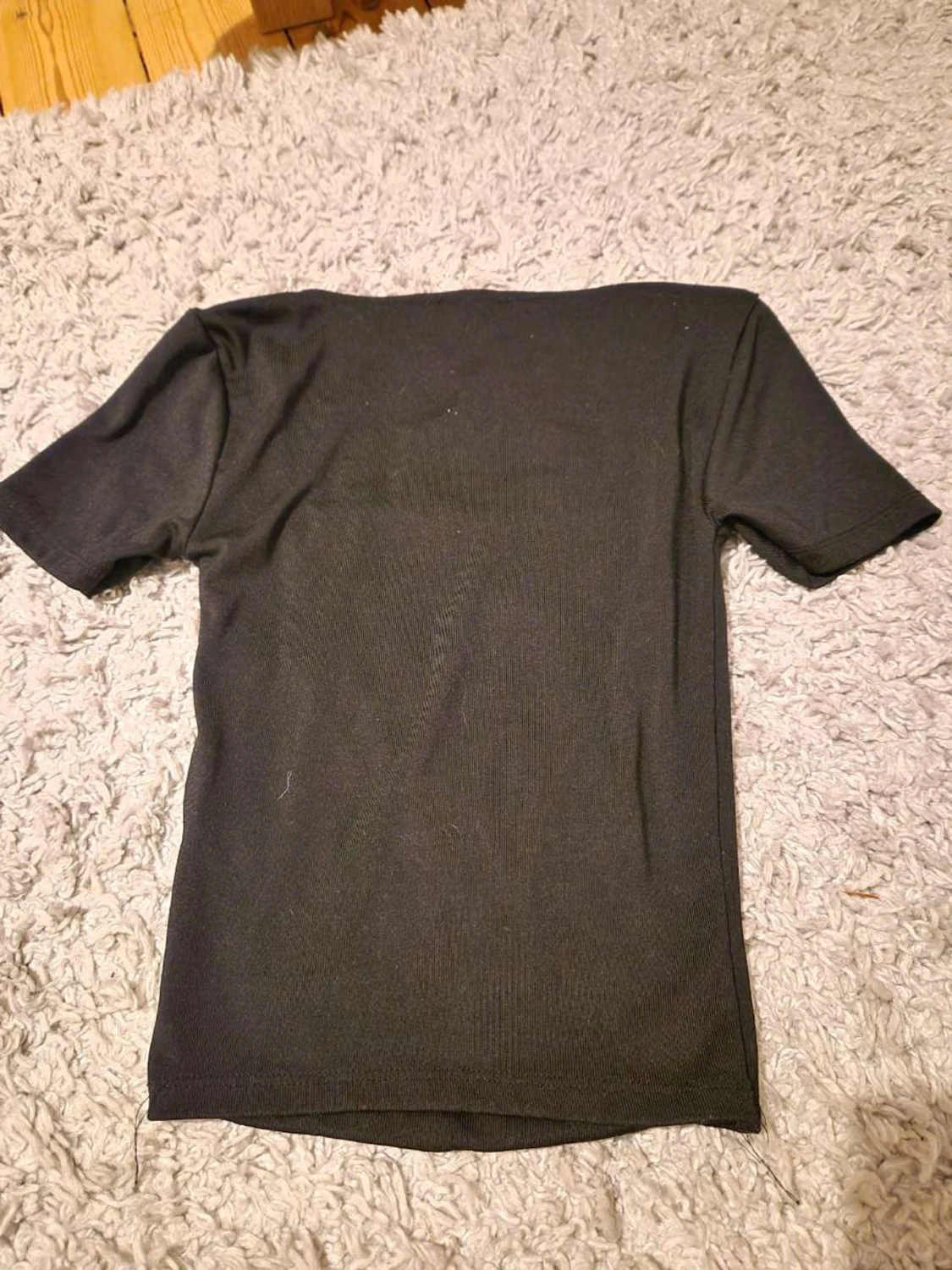 Svart ribbad topp från Amisu XXS - 1