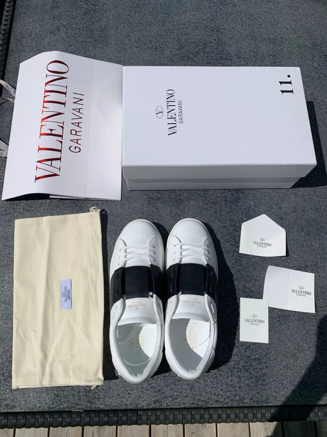 Valentino open svart - 4