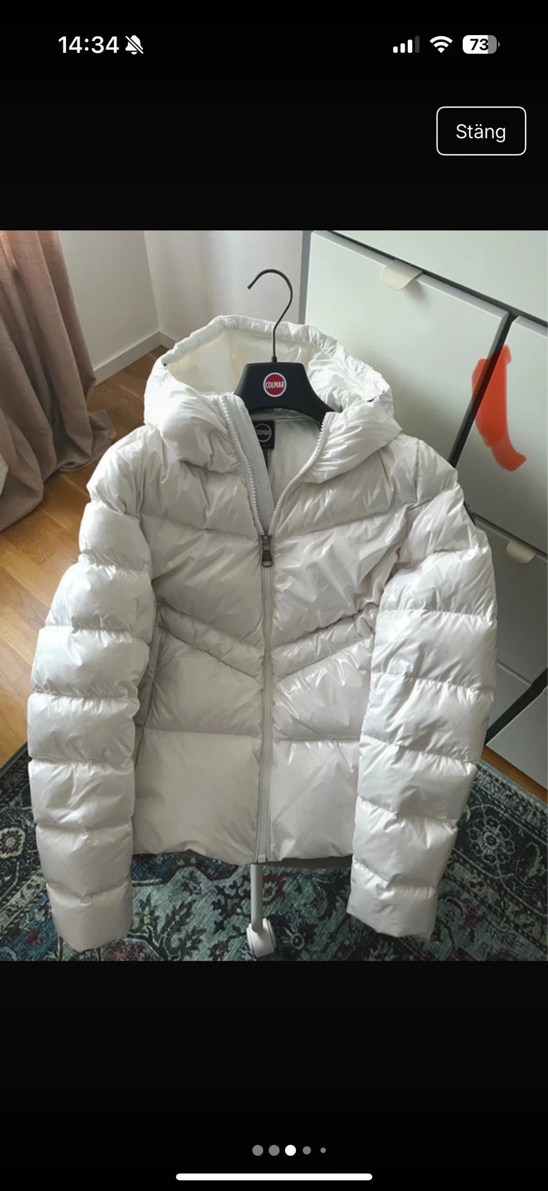 Vit pufferjacka från Colmar - 3