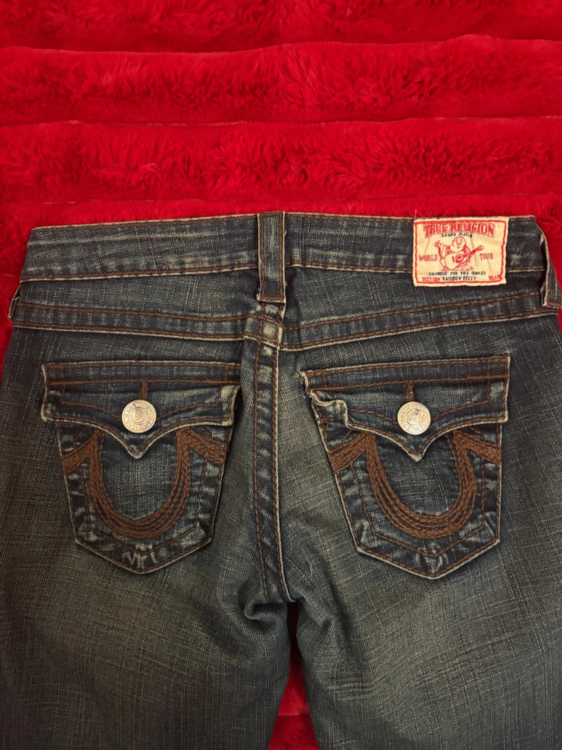 True Religion bootcut jeans blå, stl 25 - 3