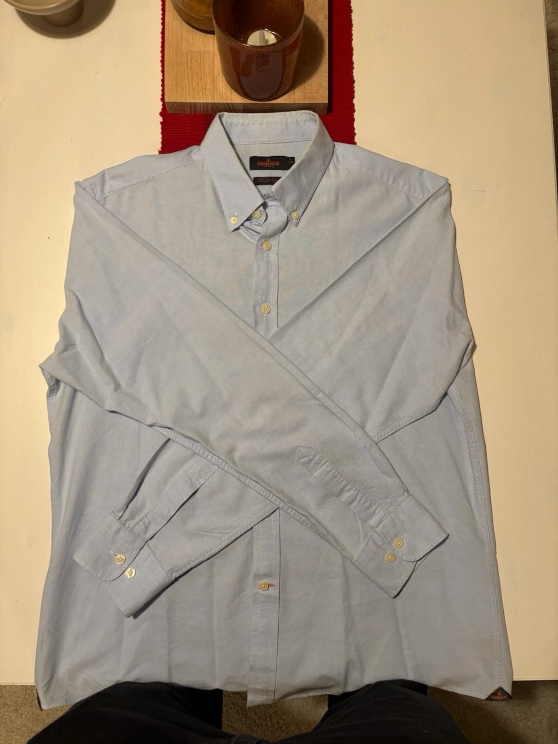 Ljusblå skjorta från Morris - 2