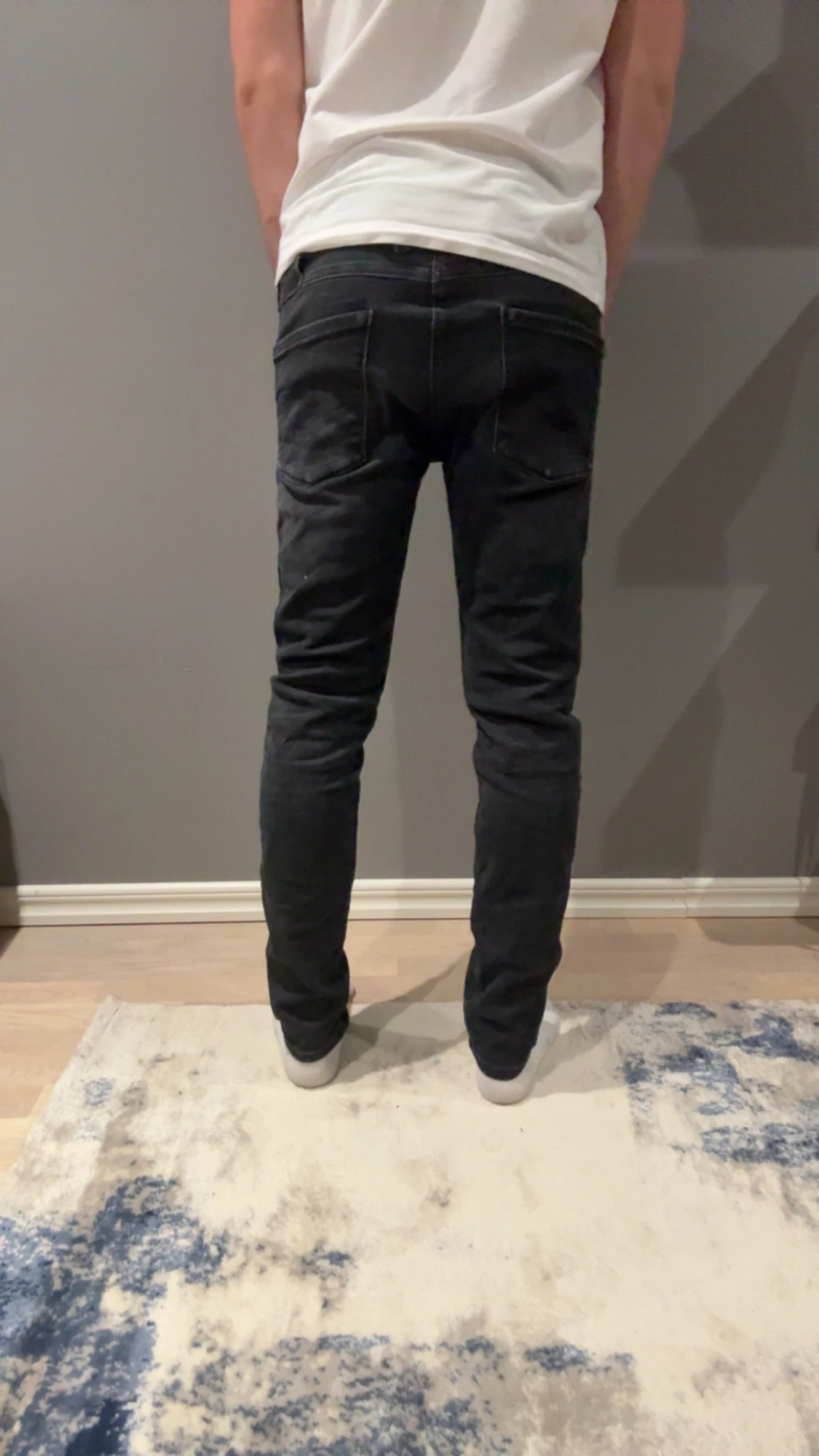 Svarta Replay anbass Jeans - 2