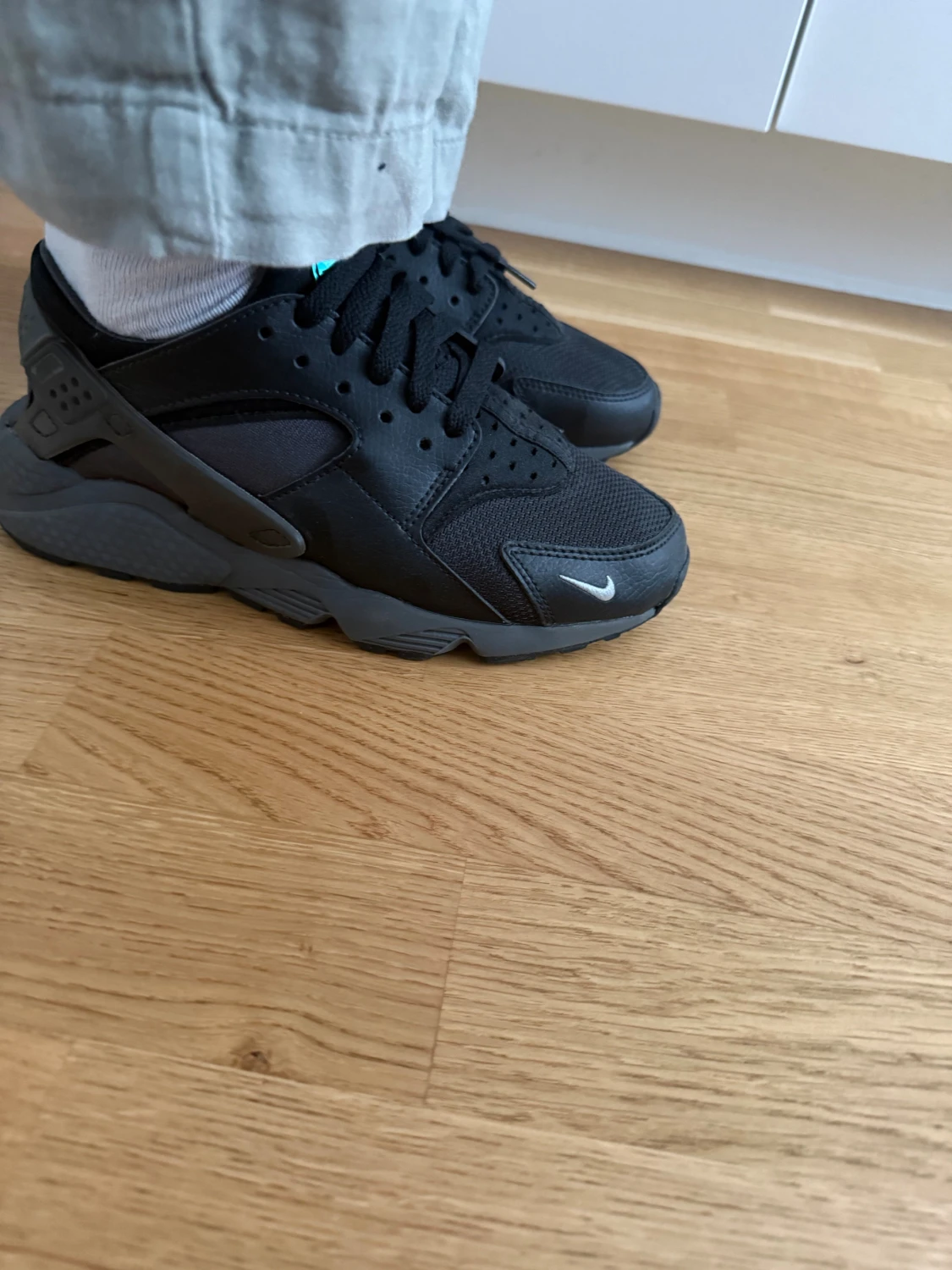 Nike Air Huarache svarta sneakers - 3