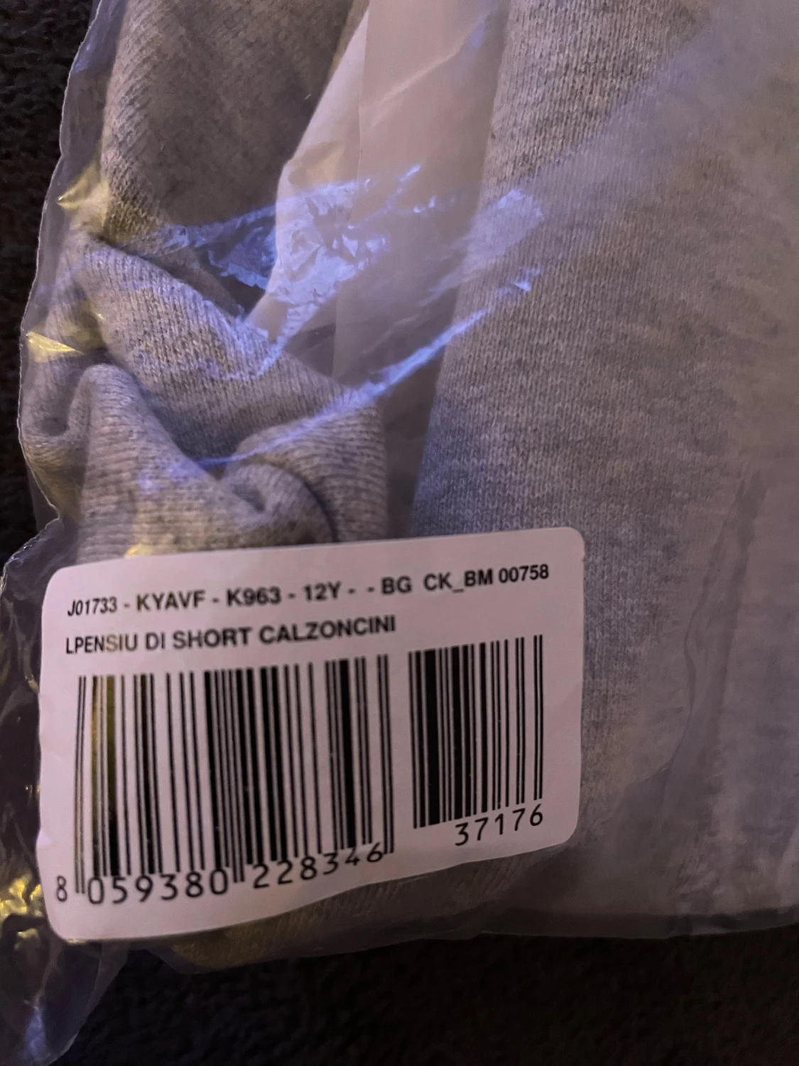 Grå mjukisshorts från Diesel - 2