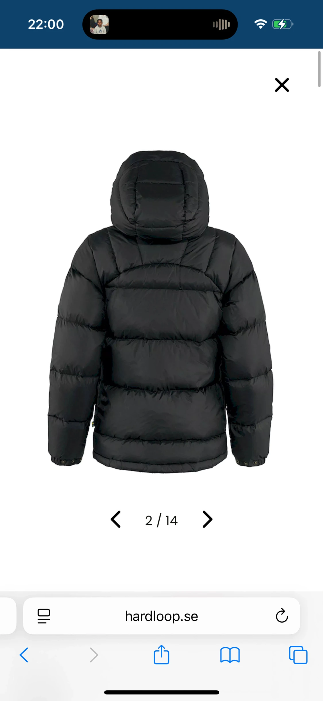 Svart dunjacka  Fjällräven - 1