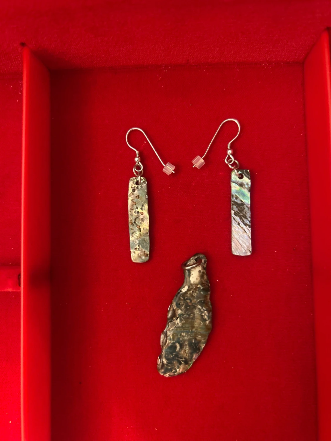 Unika örhängen och hänge i äkta silver