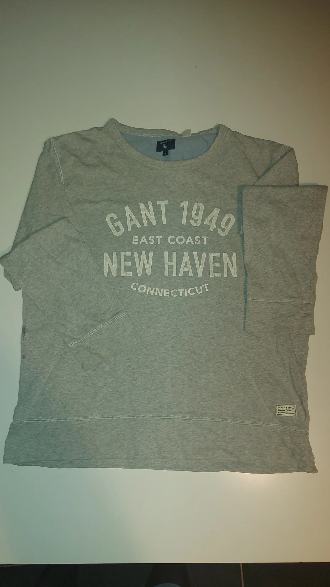 Grå långärmad tröja från GANT