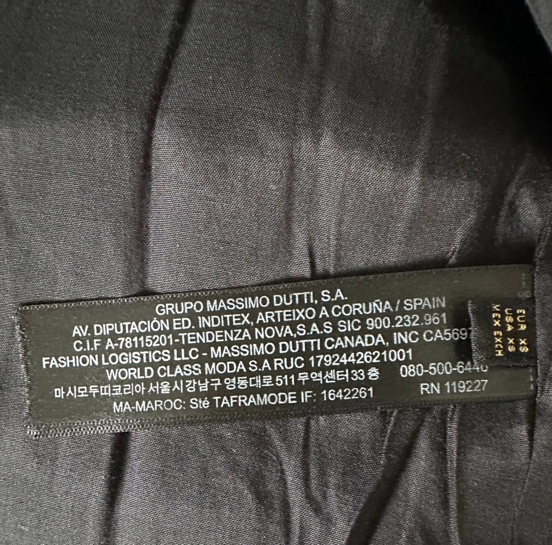 Svart Massimo Dutti kappa - 2