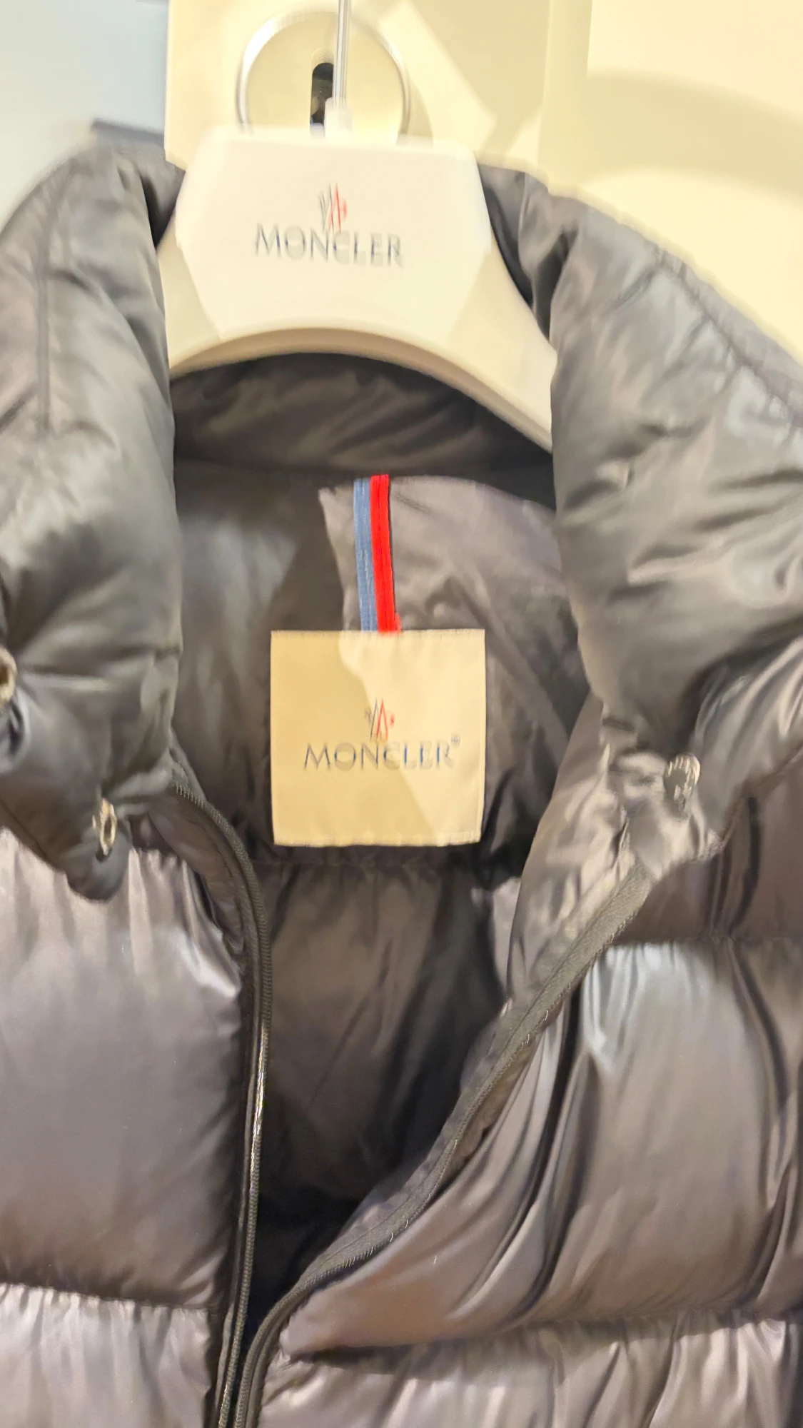 Black Lannic Quilted Shell Down Jacket - 4