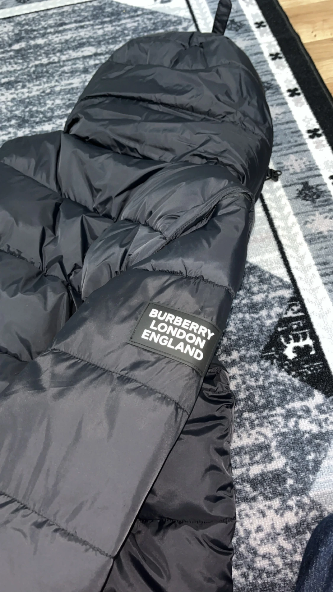 Svart pufferjacka Burberry M - 6