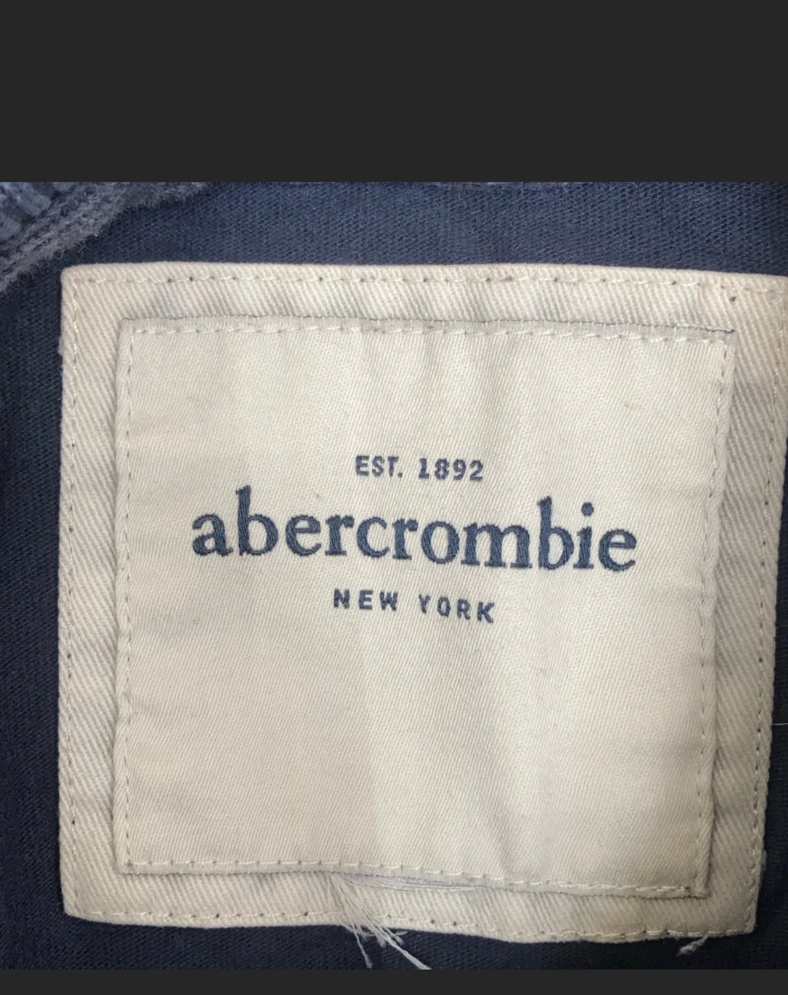 Mörkblå långärmad tröja Abercrombie - 2