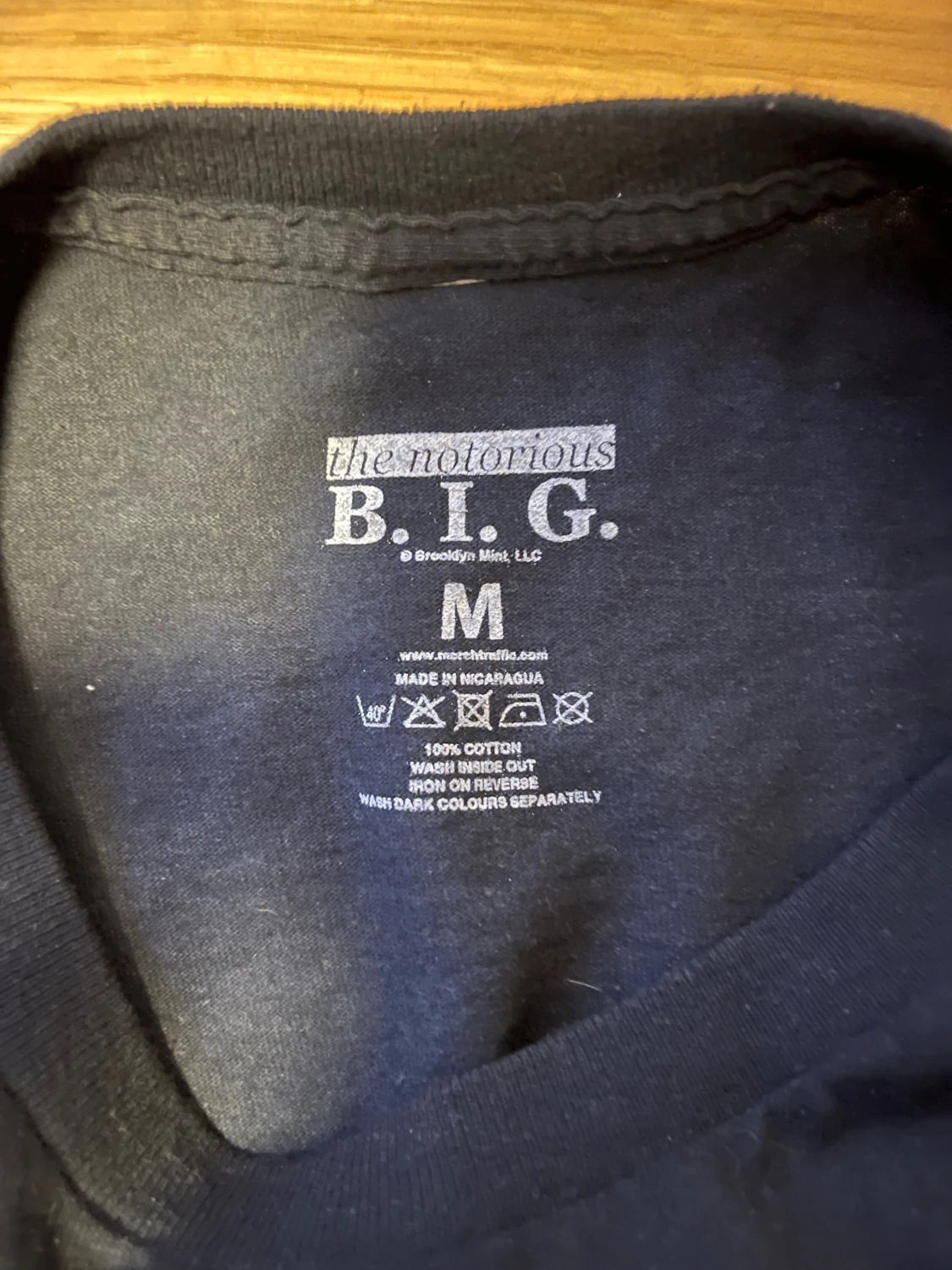 Svart Biggie t-shirt från Brooklyn Mint - 2