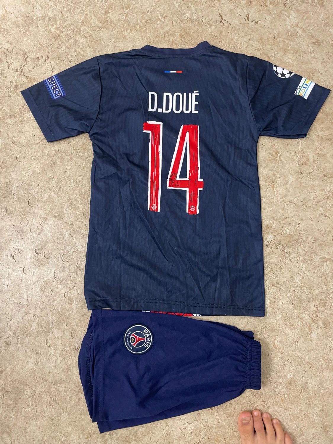 PSG fotbollströja D.Doué #14 Nike - 1