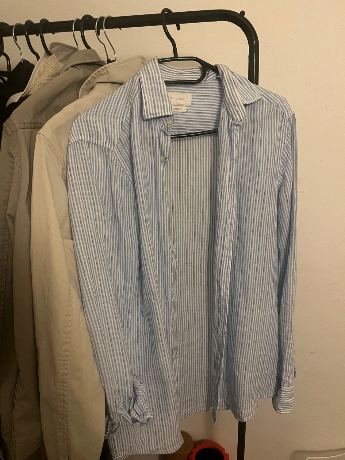 Randig linneskjorta från Massimo Dutti - 1