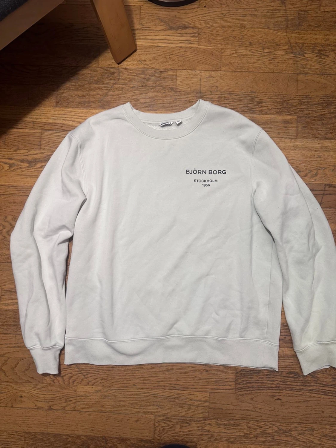 Vit sweatshirt från Björn Borg