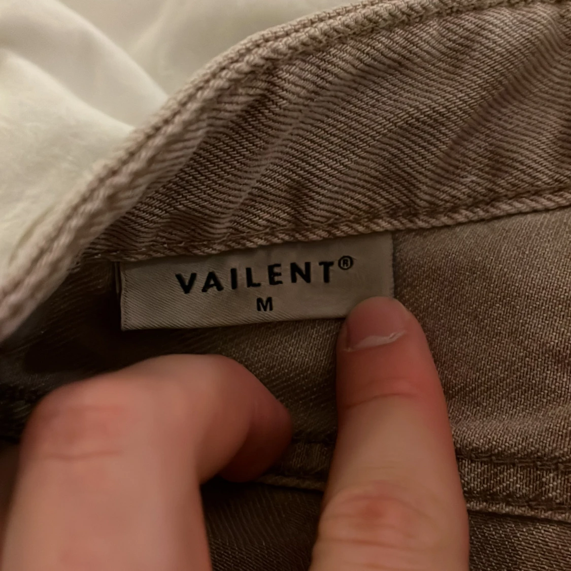 Beige byxor från Vailent i bomull (Carlings) - 1