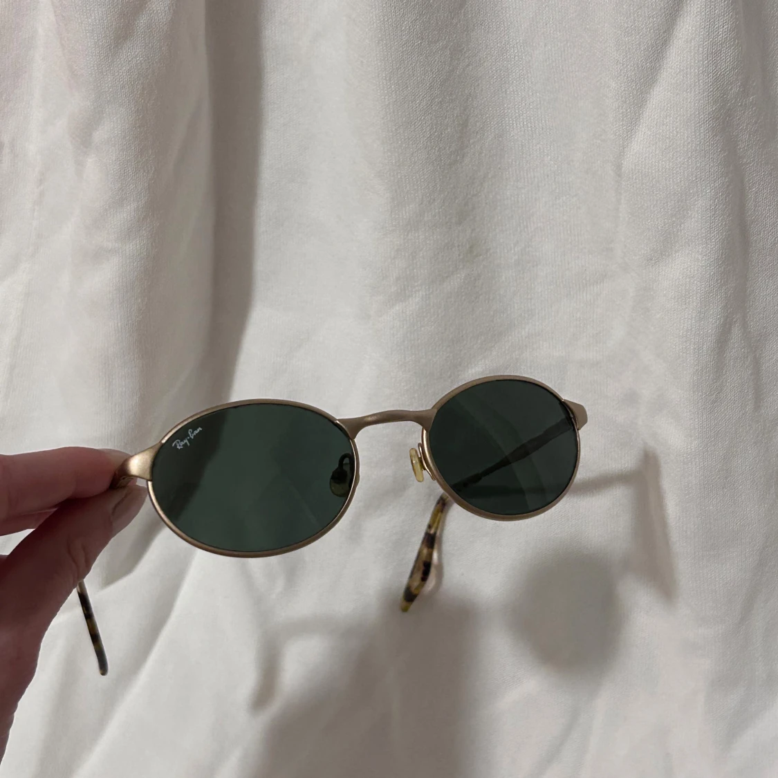 VINTAGE Ray-Ban W2840 Highstreet Metall Oval Solglasögon – Hög Kvalitet guld - 1