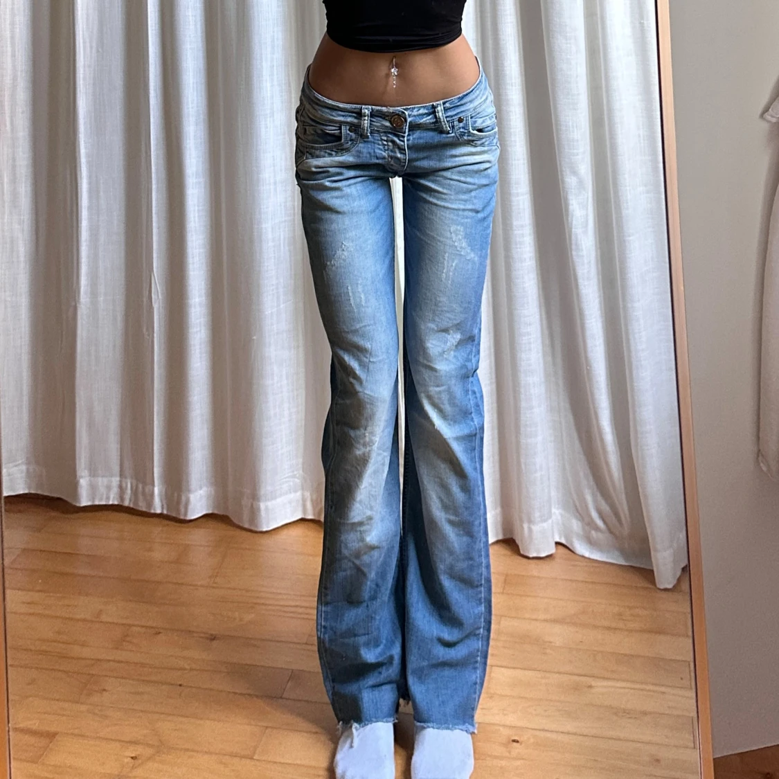 D&G lågmidjade jeans