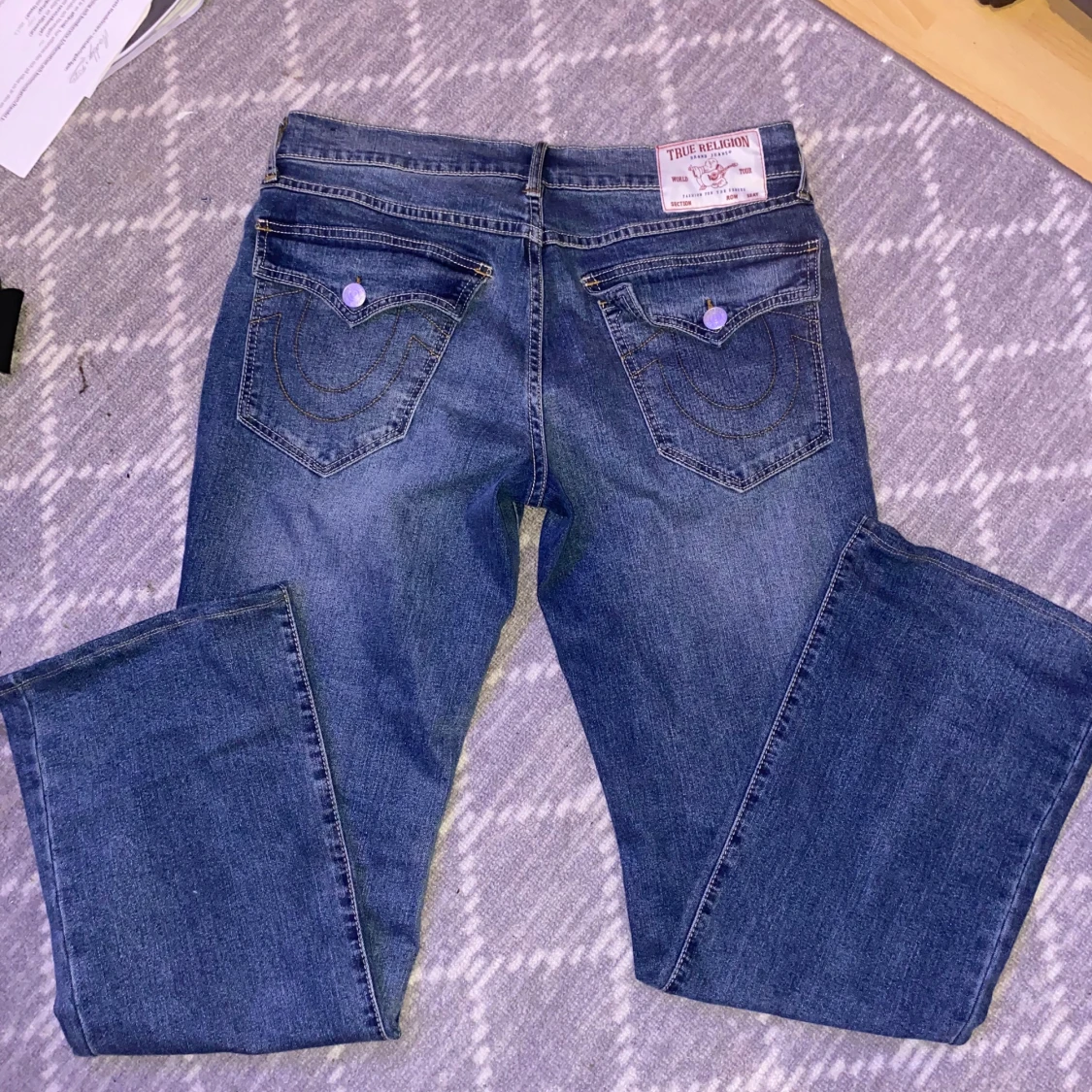 True Religion blå bootcut jeans - 1