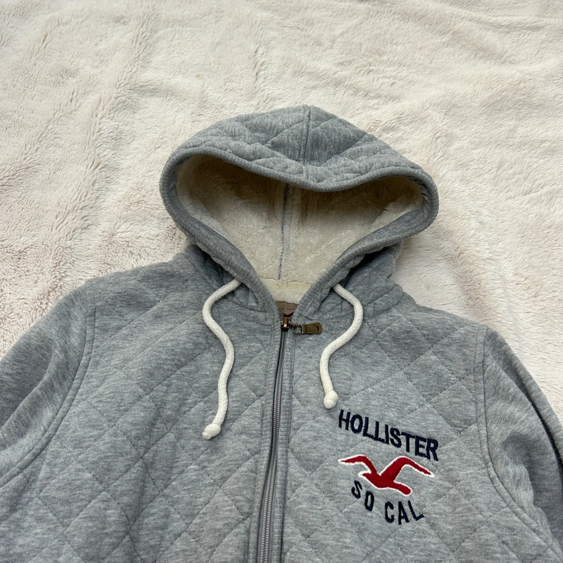 Hollister zip med foder - 2