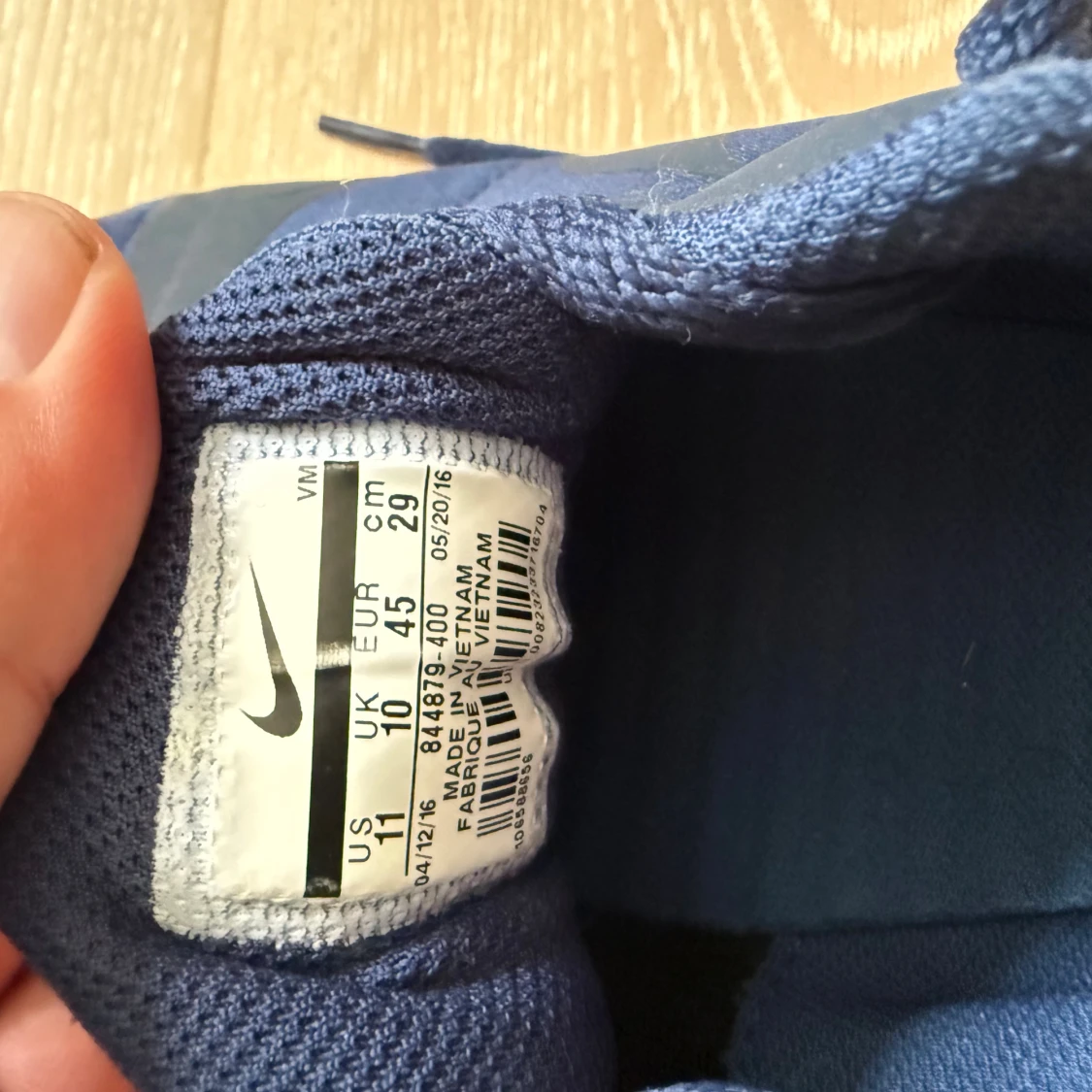 Mörkblå Nike sneakers strl 45 - 2