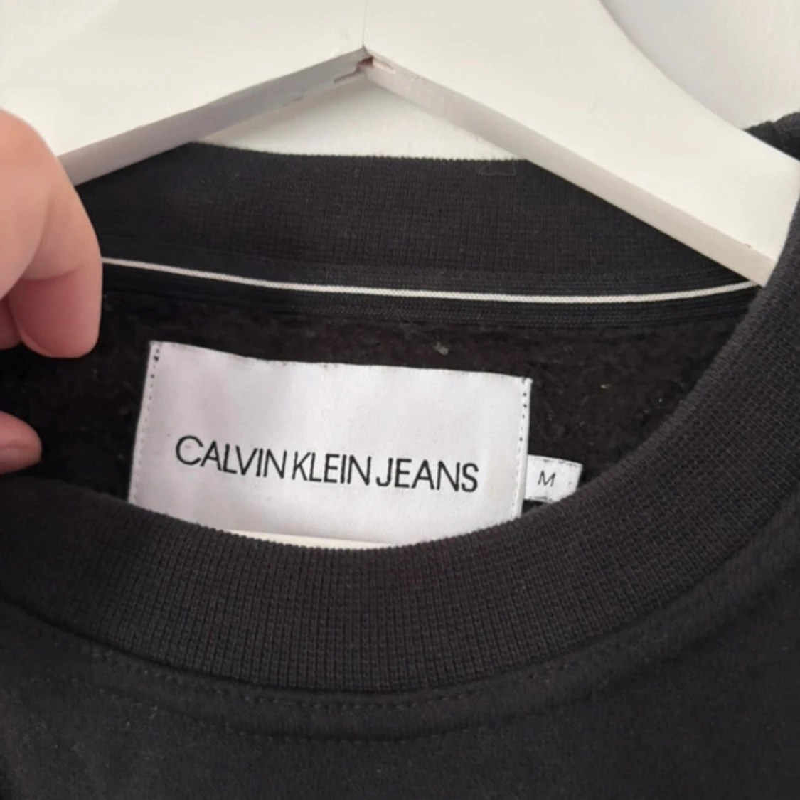 Svart sweatshirt från Calvin Klein Jeans - 1