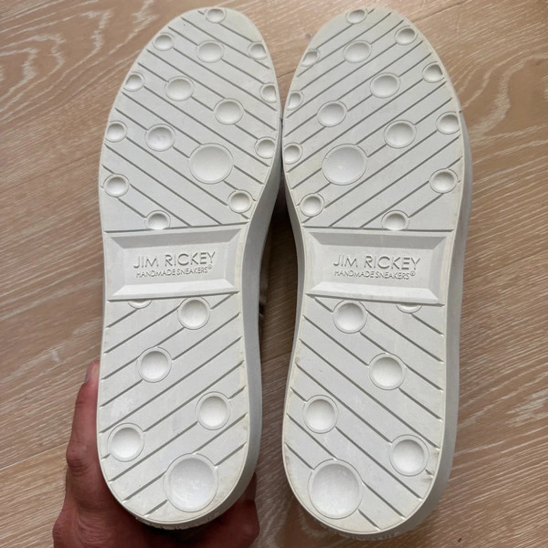 Beige mockasneakers Jim Rickey - 1