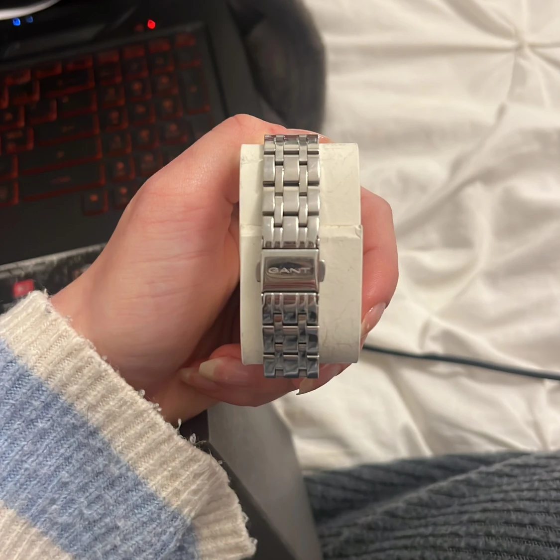 Silverfärgad klocka från GANT - 2