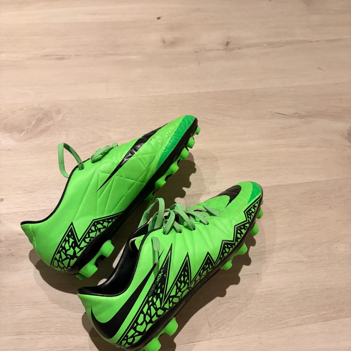 Nike Hypervenom gröna fotbollsskor - 3