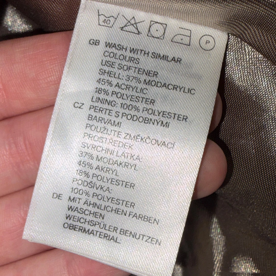 Olivgrön/brun supergosig pälsjacka❤️ - 4