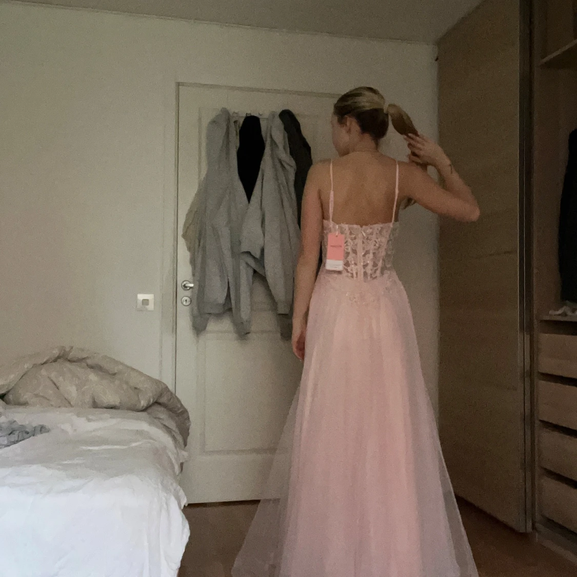 ljusrosa balklänning - 3