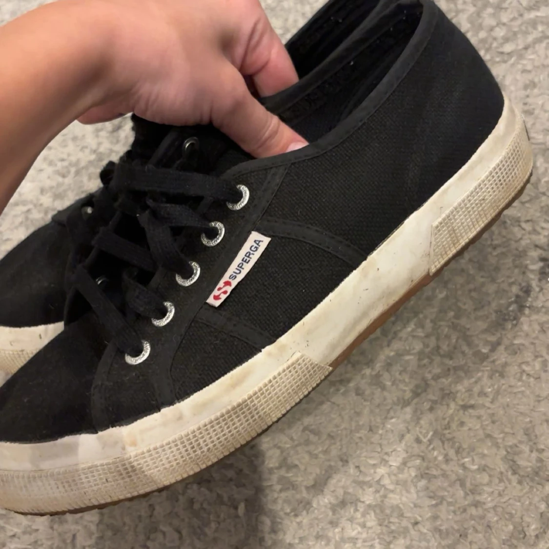 Svarta Superga sneakers strl 38 - 3