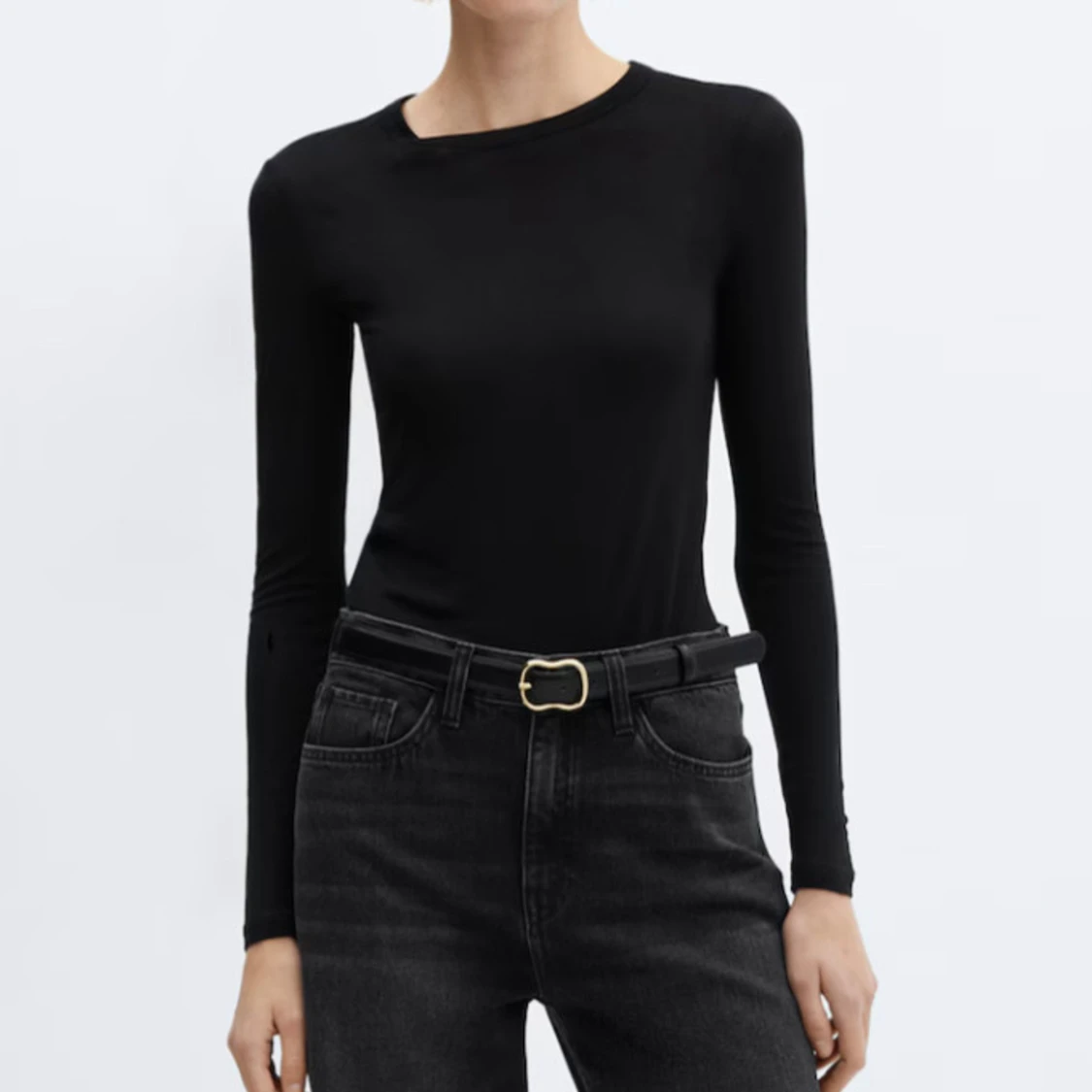 Enkel långärmad tröja - 1