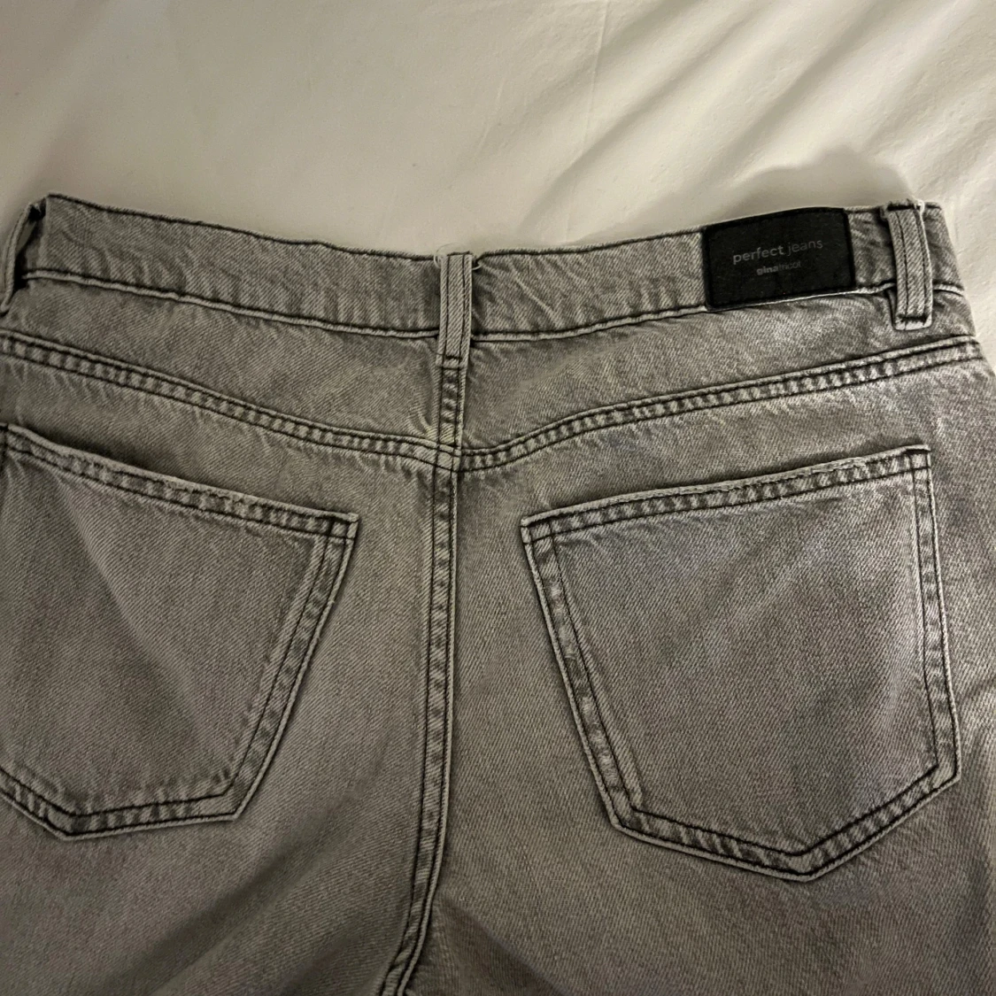 Grå wide jeans från Perfect Jeans| pris kan diskuteras 🙌 - 1
