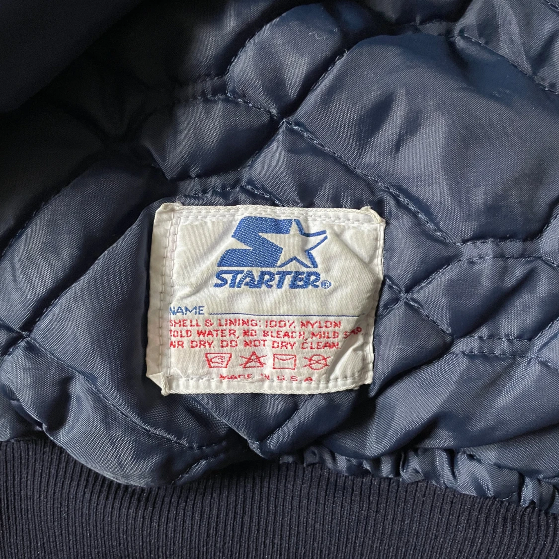 Blå bomberjacka Chicago Bears Starter XXL - 3