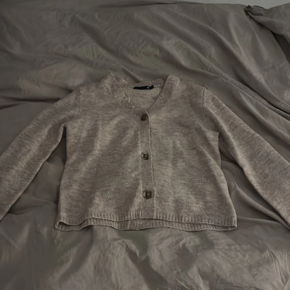 Beige kofta från 157, XS