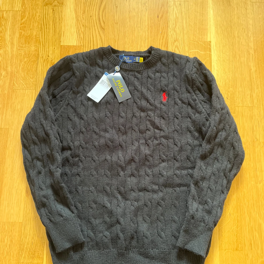 Svart stickad tröja Polo Ralph Lauren