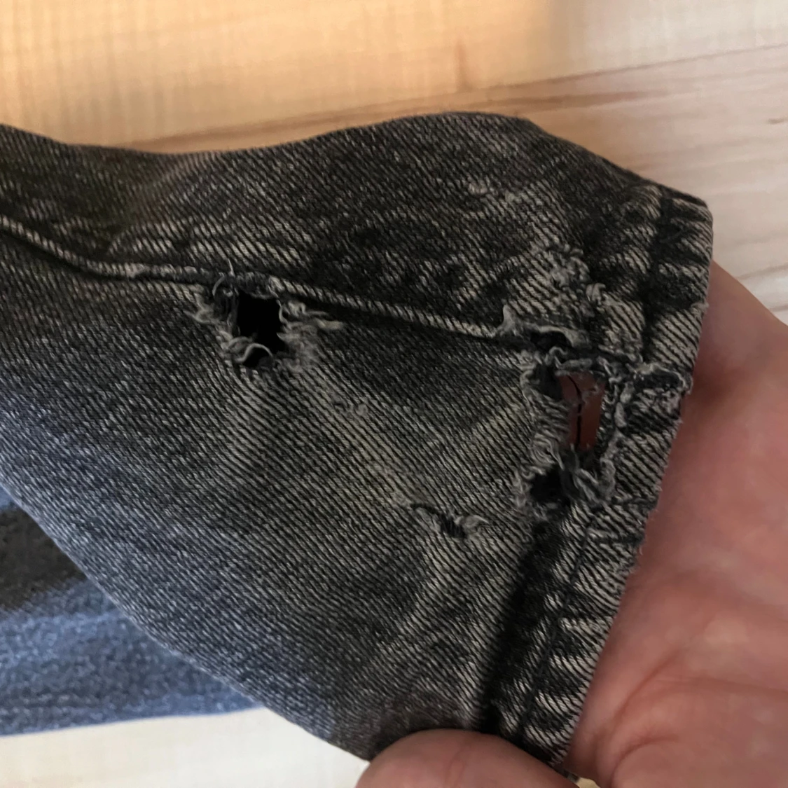 Levi's 501 svarta jeans, W28 L32 - 2