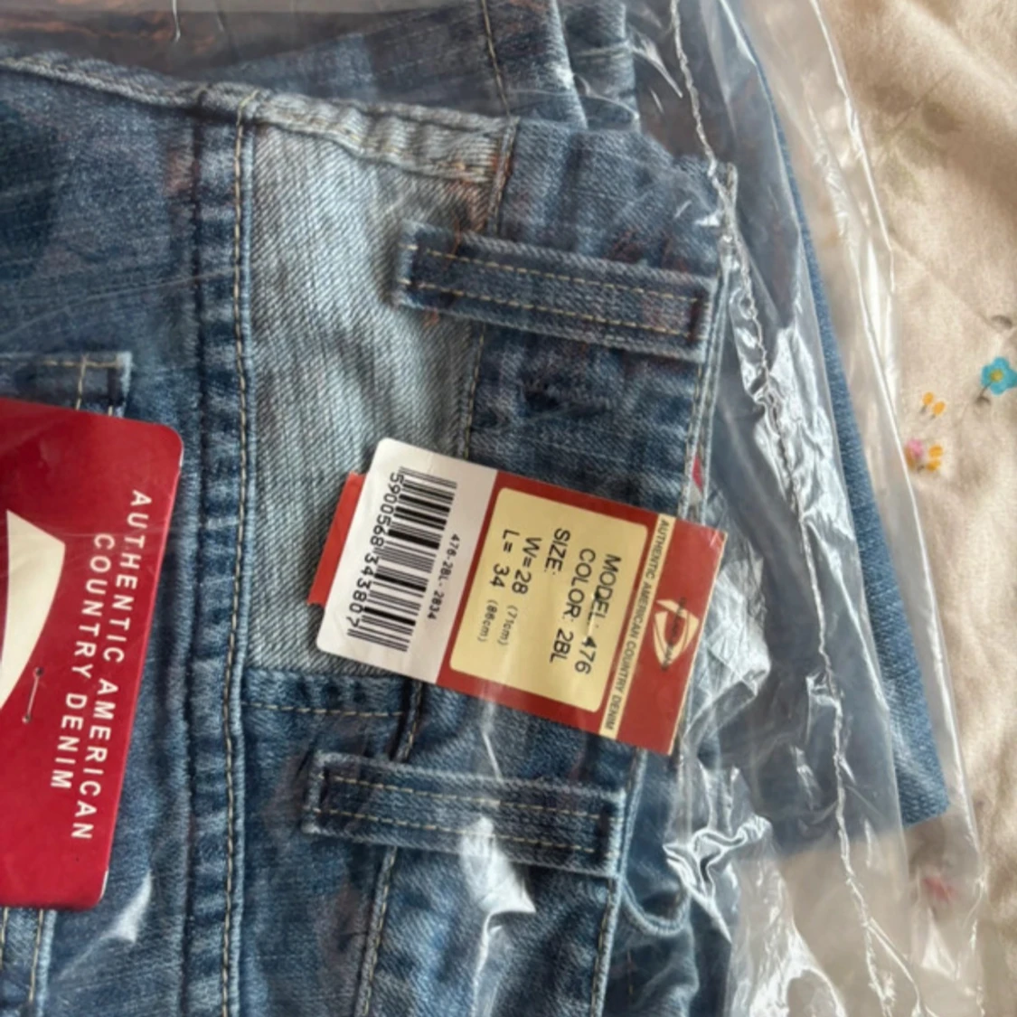 Lågmidjade bootcut jeans   - 4