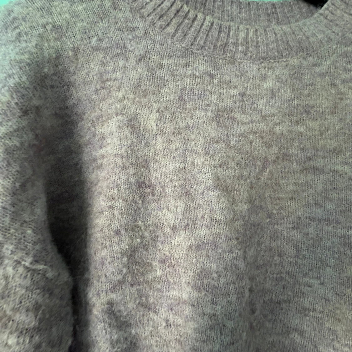 Ljuslila stickad tröja från C - 2