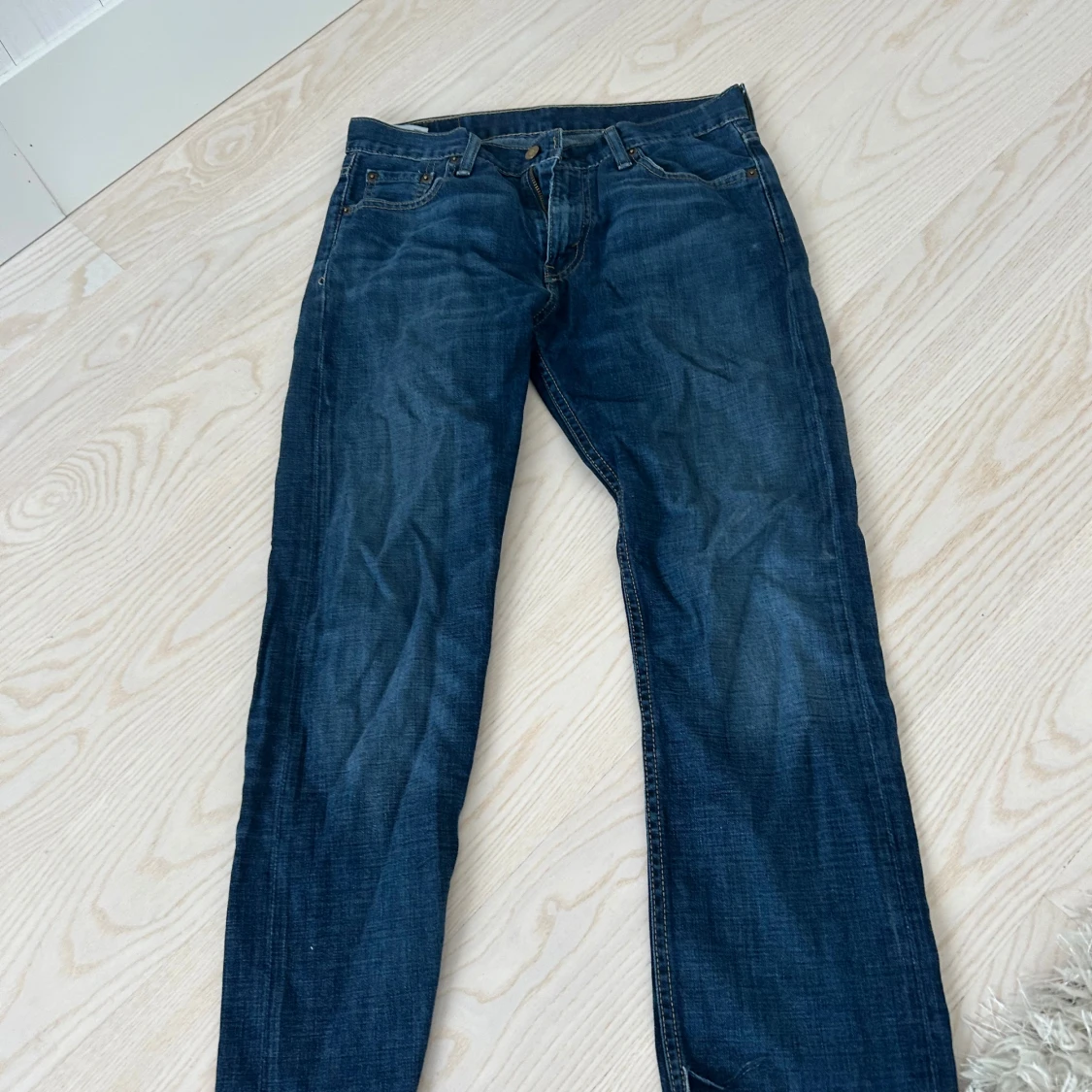 Levi's 501 mörkblå jeans