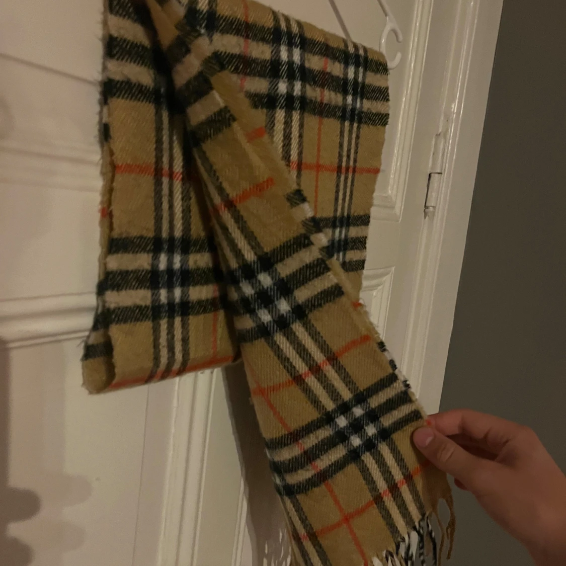 Rutig halsduk från Burberry i ull - 2